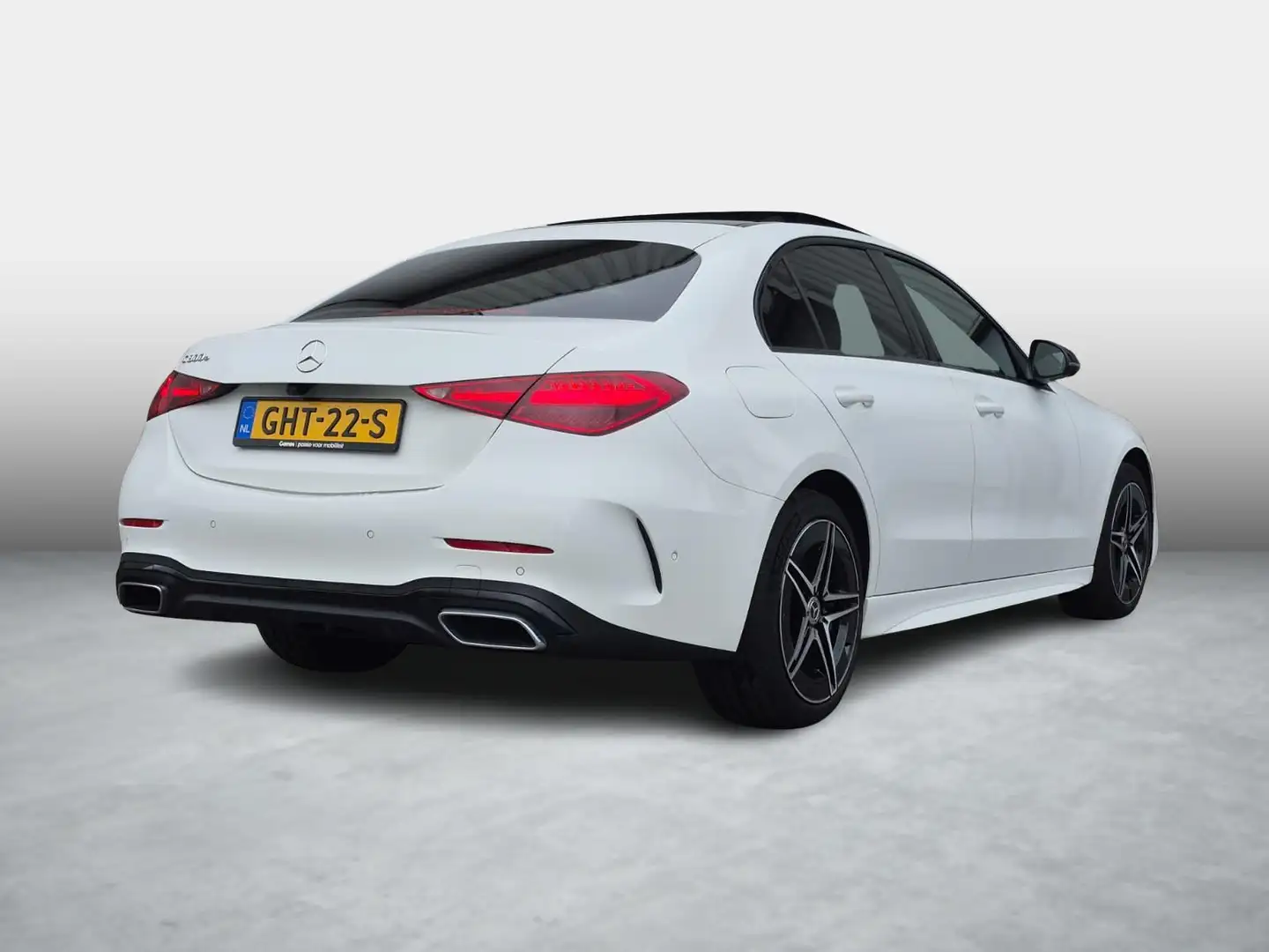 Mercedes-Benz C 300 e AMG Line | Panoramadak | Trekhaak | Blanc - 2