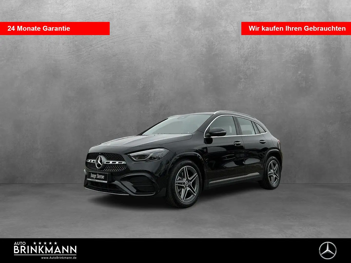 Mercedes-Benz GLA 180 GLA 180 AMGLine/Multibeam/AHK/EasyP/360°/Distron Noir - 1