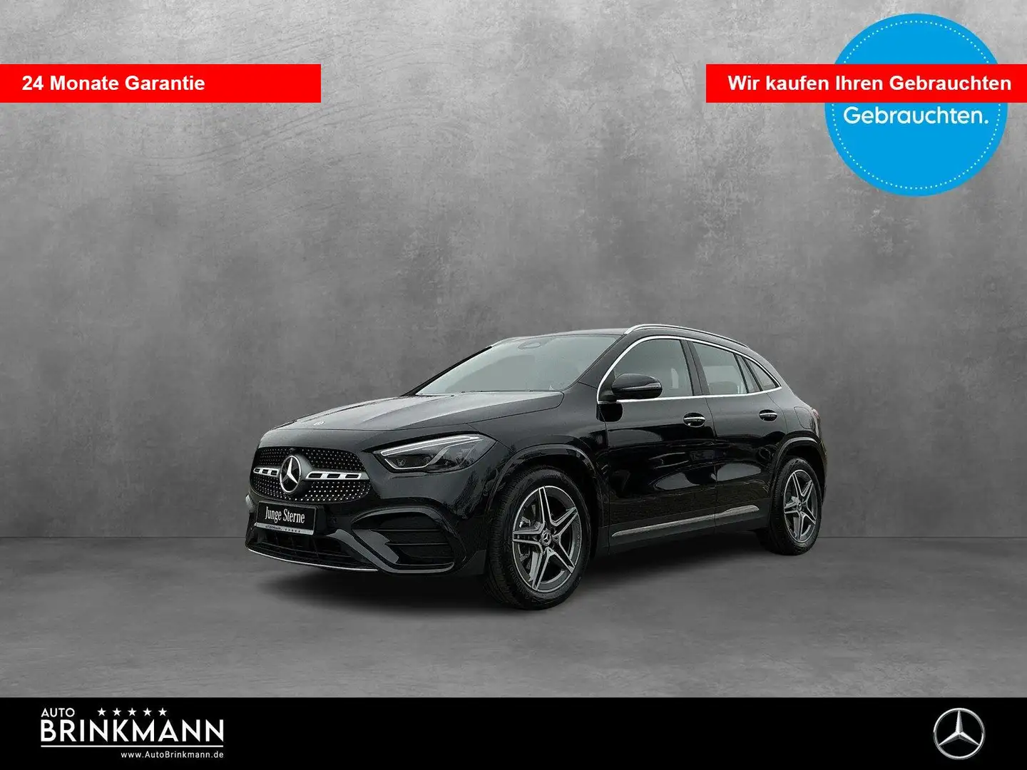 Mercedes-Benz GLA 180 GLA 180 AMGLine/Multibeam/AHK/EasyP/360°/Distron Schwarz - 1