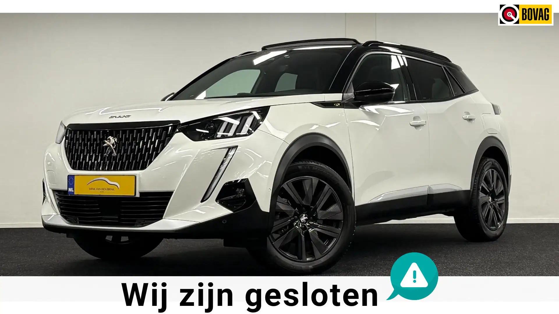 Peugeot 2008 1.2 PureTech GT Pack*155PK*Panodak*DigiDisplay*Sto Blanc - 1