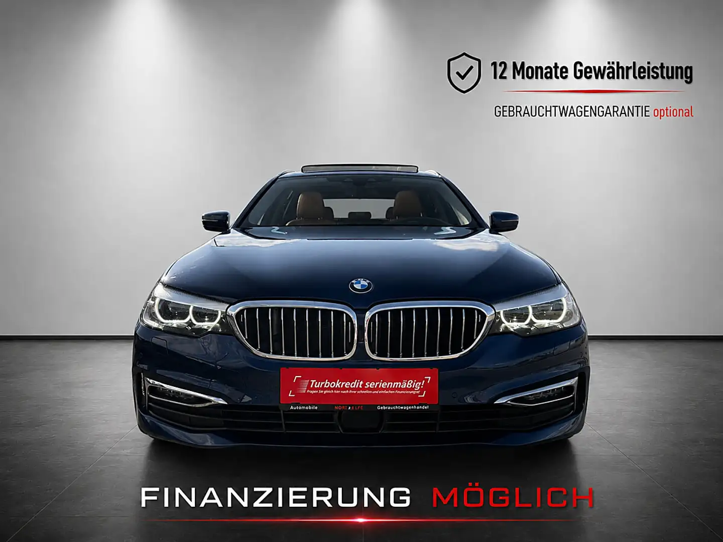 BMW 520 d Touring Aut. Luxury Line - PANO - LEDER - MEG... Blau - 2