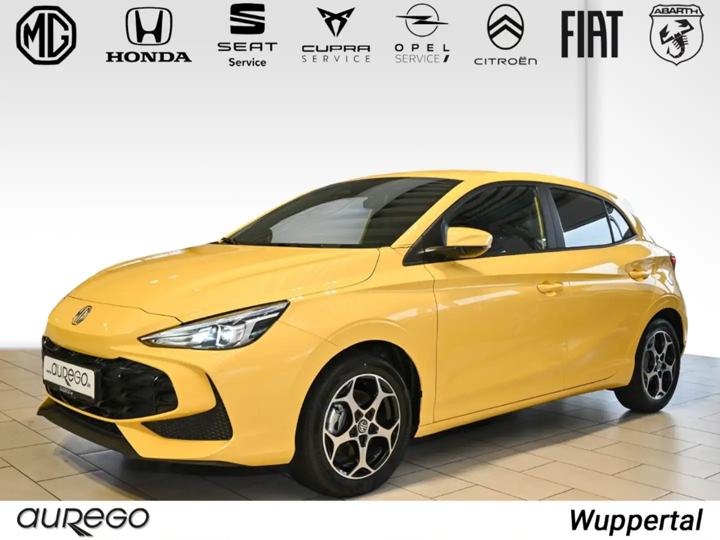 MG MG3 1.5L 5MT COM+Incl. WKR+RückKamera+Navi+Digitales C Gelb - 1