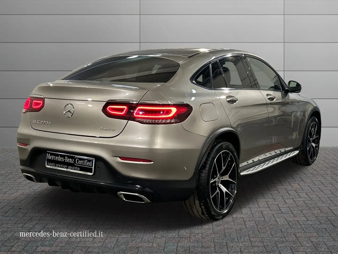 Mercedes-Benz GLC 220 GLC coupe 220 d Night edition 4matic auto Silber - 2