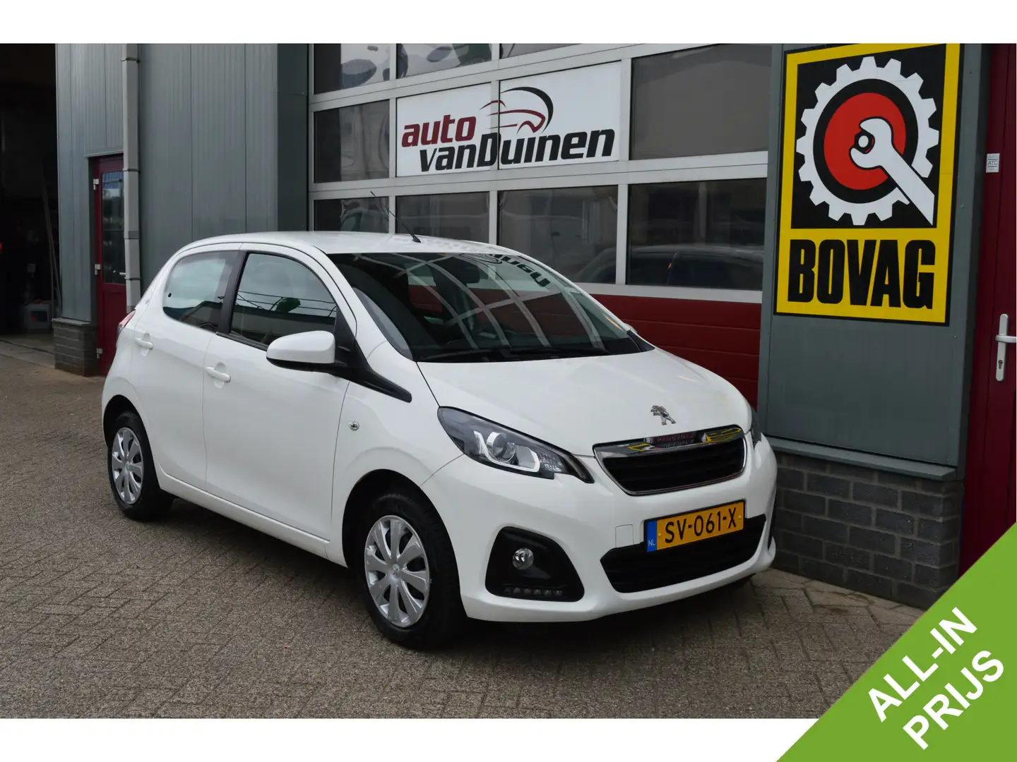 Peugeot 108 1.0 e-VTi Active O.a: Airco, PDC, Bluetooth, Centr Blanc - 1