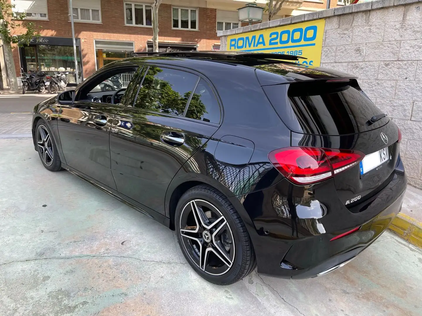 Mercedes-Benz A 200 A200 AMG LINE TECHO PACK LUCES NACIONAL Negro - 2