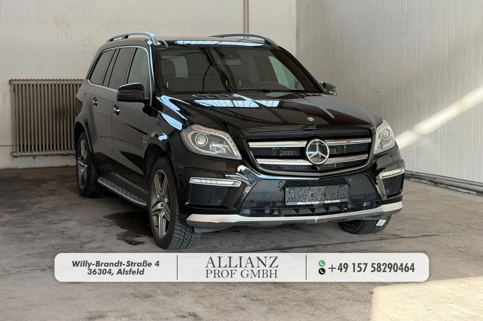 Mercedes-Benz GL 63 AMG 4Matic ACC 360° 3-Zonen Pano H/K AHK Schwarz - 1