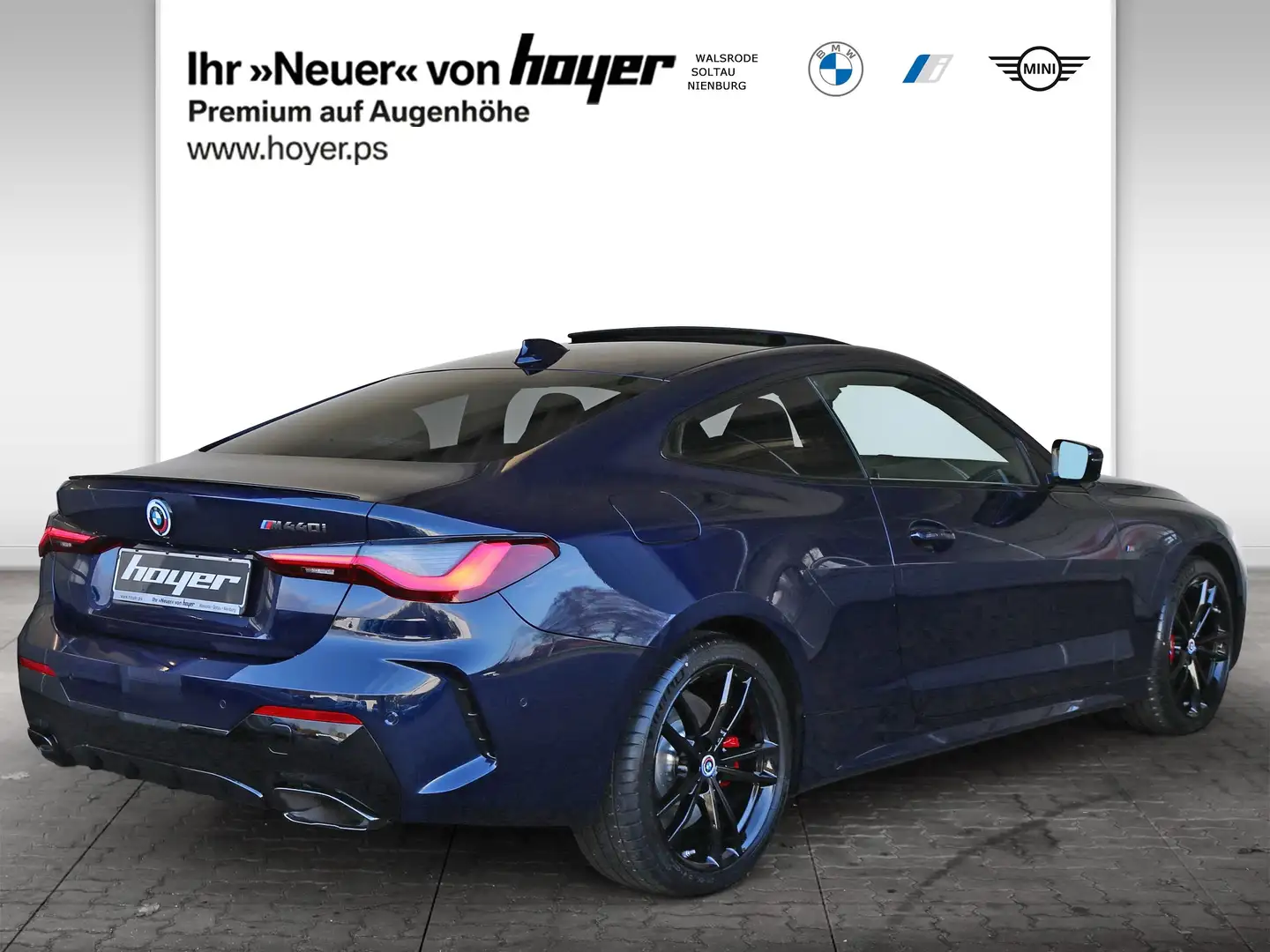 BMW 440 M440i xDrive Coupe M Sportpaket Pro HUD Laserlicht Albastru - 2
