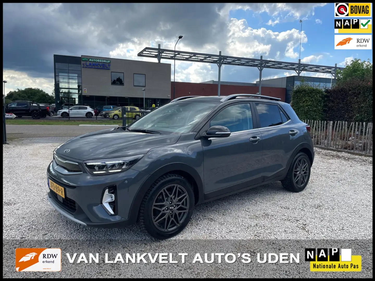 Kia Stonic 1.0 T-GDI Automaat, ACC, LED, Keyless, VOLL! Grijs - 1