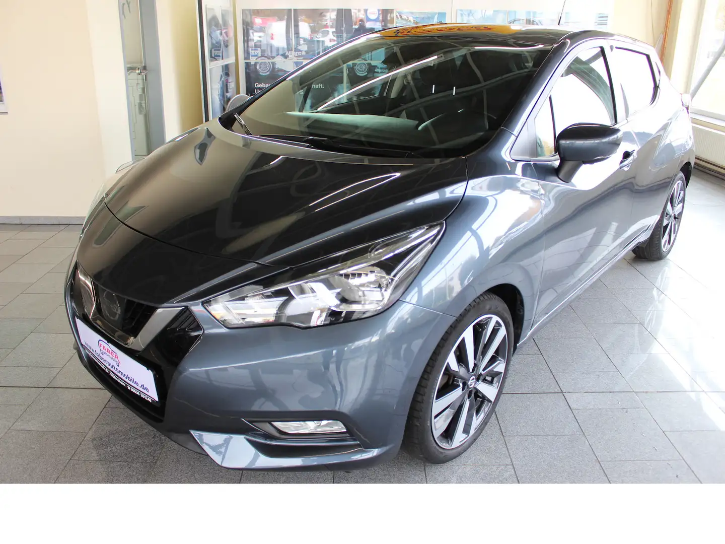 Nissan Micra Tekna,Kamera,Navi,Sitzheizung,Top-Zustand Grau - 1