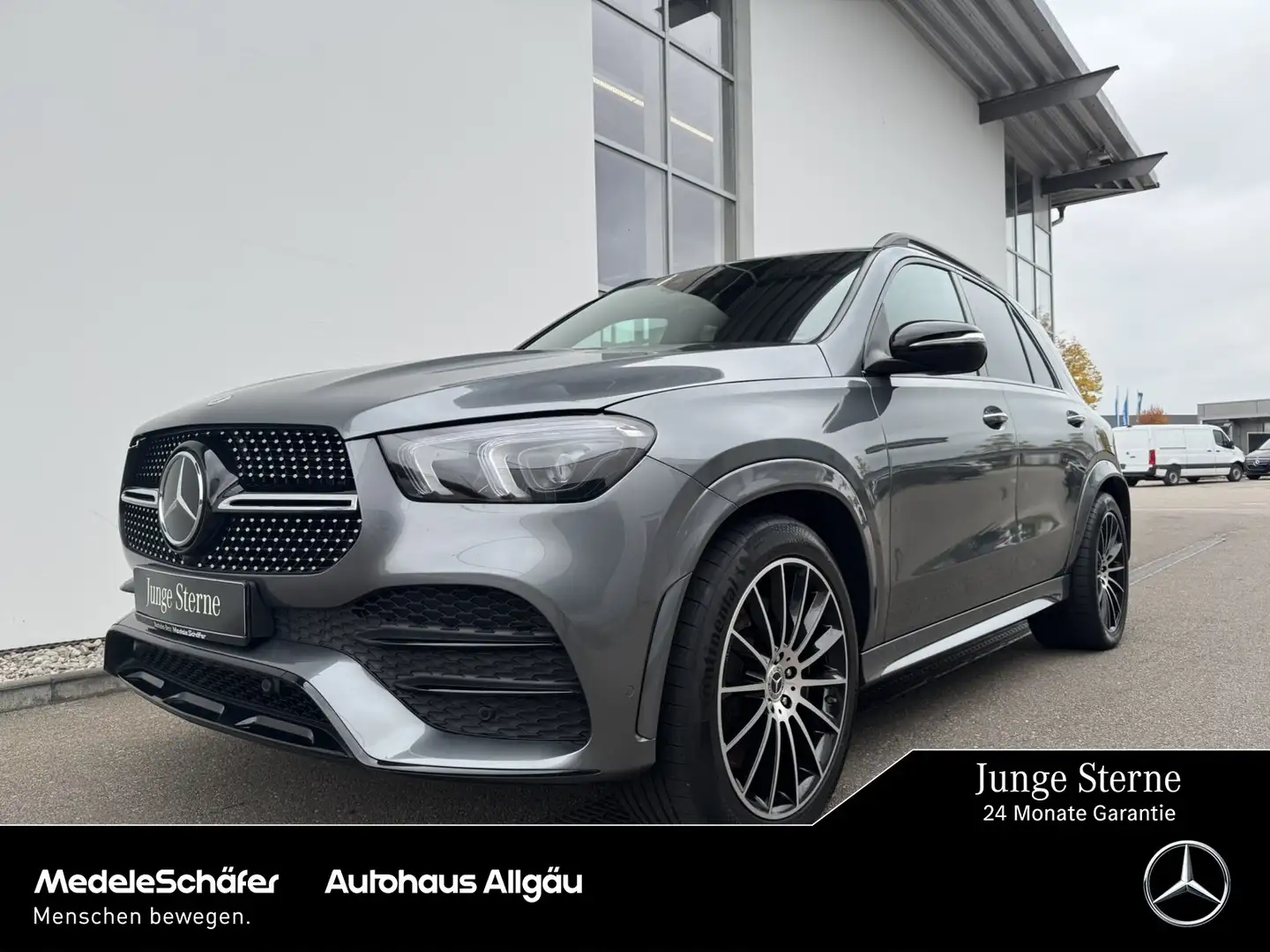 Mercedes-Benz GLE 350 GLE 350 de 4M AMG Night Dist AHK Keyl Burme 21'' Grau - 1
