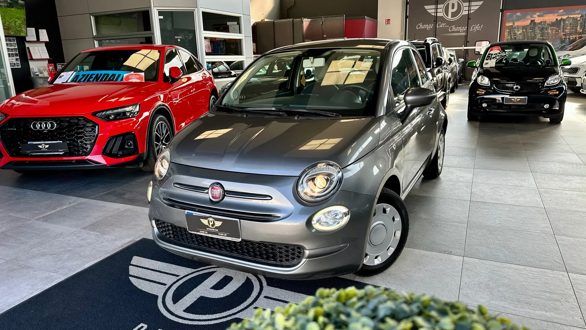 Fiat 500 1.2 Benzina 69CV Pop + Neopatentato Grigio - 1