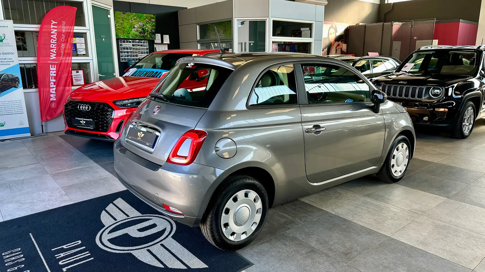 Fiat 500 1.2 Benzina 69CV Pop + Neopatentato Grigio - 2
