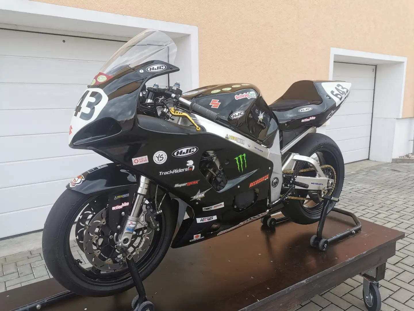 Suzuki GSX-R 750 Akrapovic Komplettanlage_Tellert Schaltautomat Negru - 2