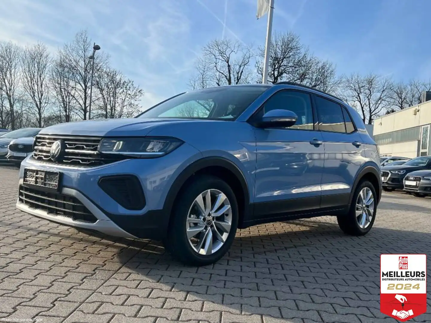 Volkswagen T-Cross 1.0 TSI 115 Start/Stop DSG7 Life +LED Matrix +Cam  Bleu - 1