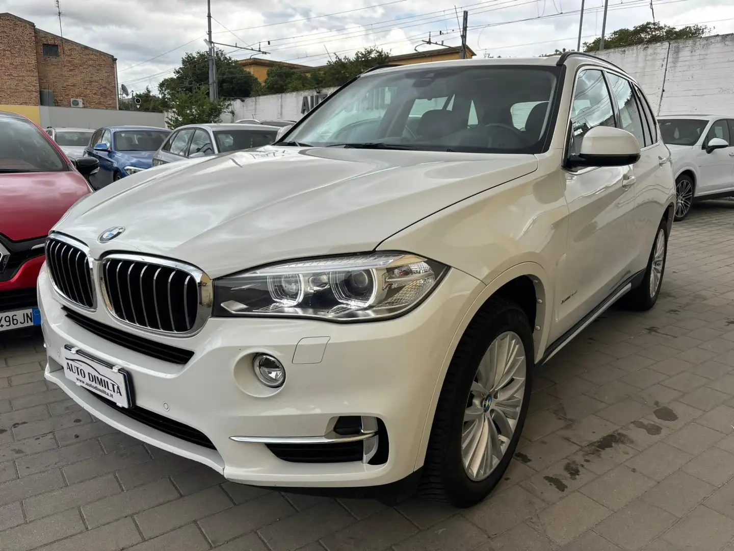 BMW X5 231cv TETTO APRIBILE Weiß - 2