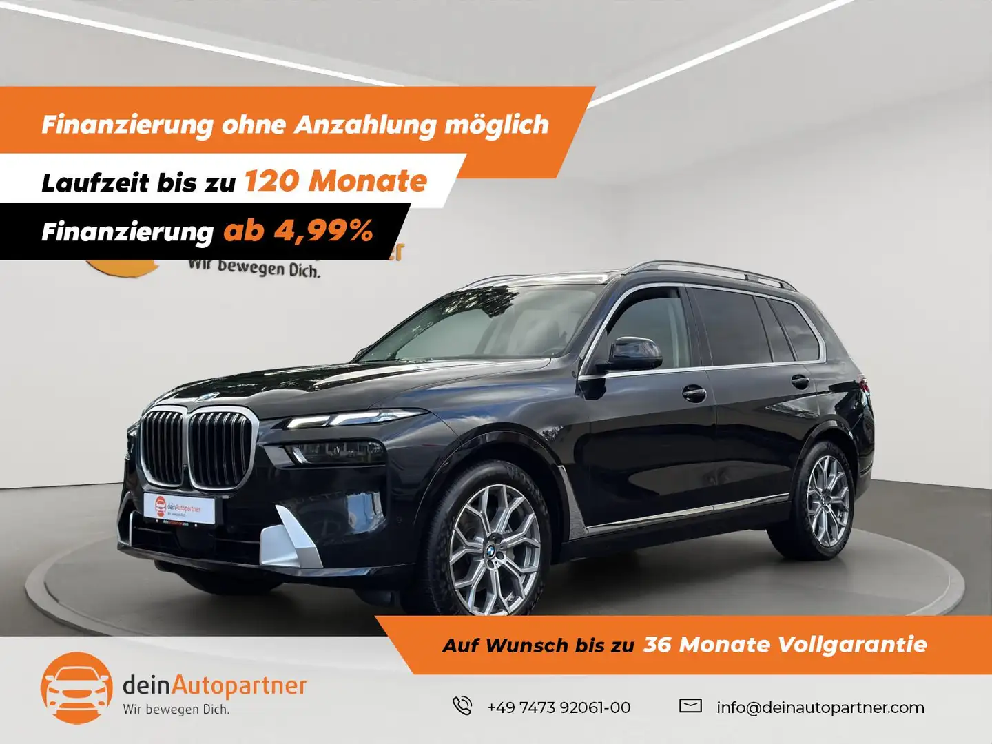 BMW X7 xDrive 40 d LED/LEDER/HUD/PANO/STHZ/AHK/VIRTUAL CO Noir - 1