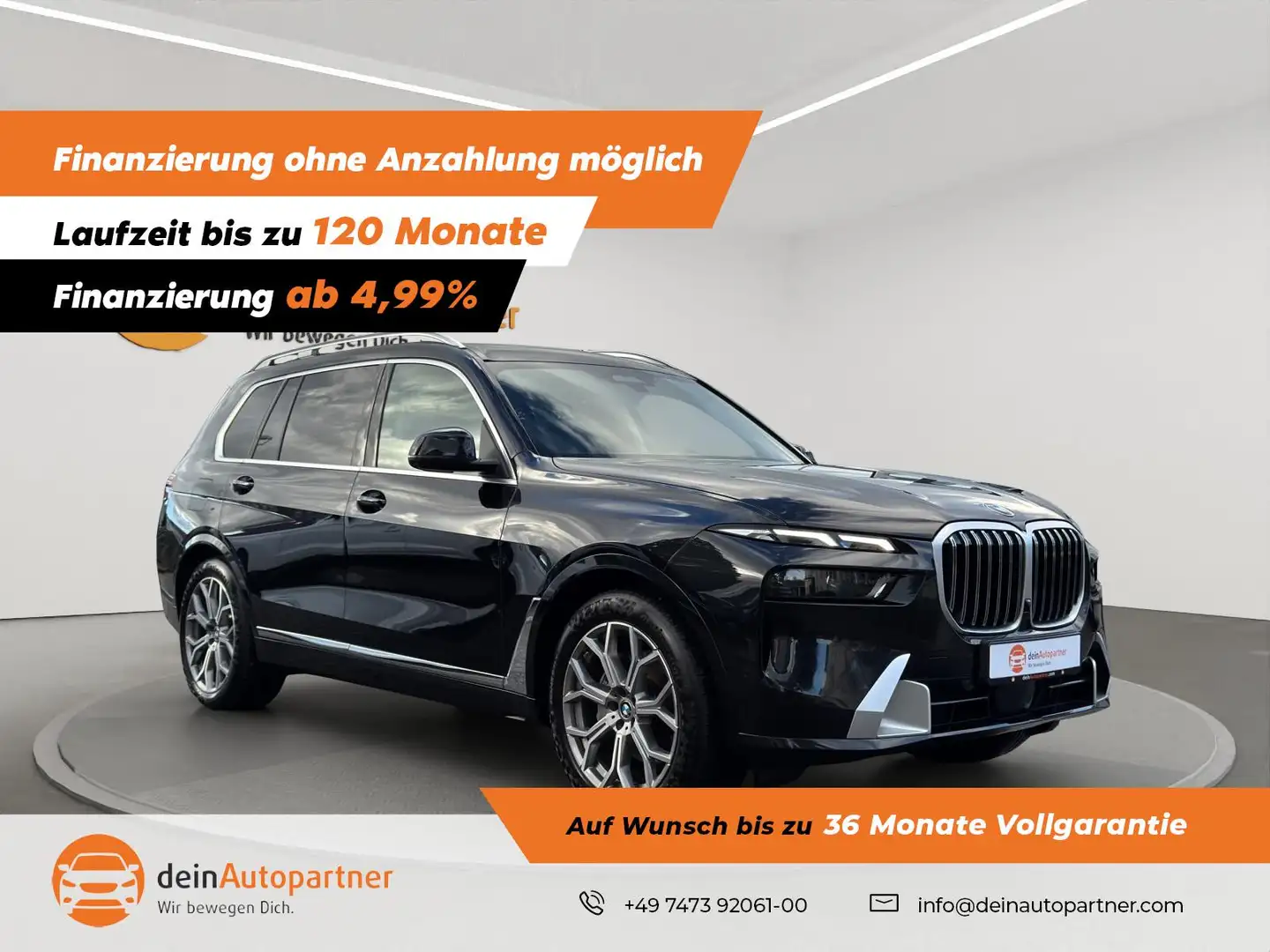 BMW X7 xDrive 40 d LED/LEDER/HUD/PANO/STHZ/AHK/VIRTUAL CO Noir - 1