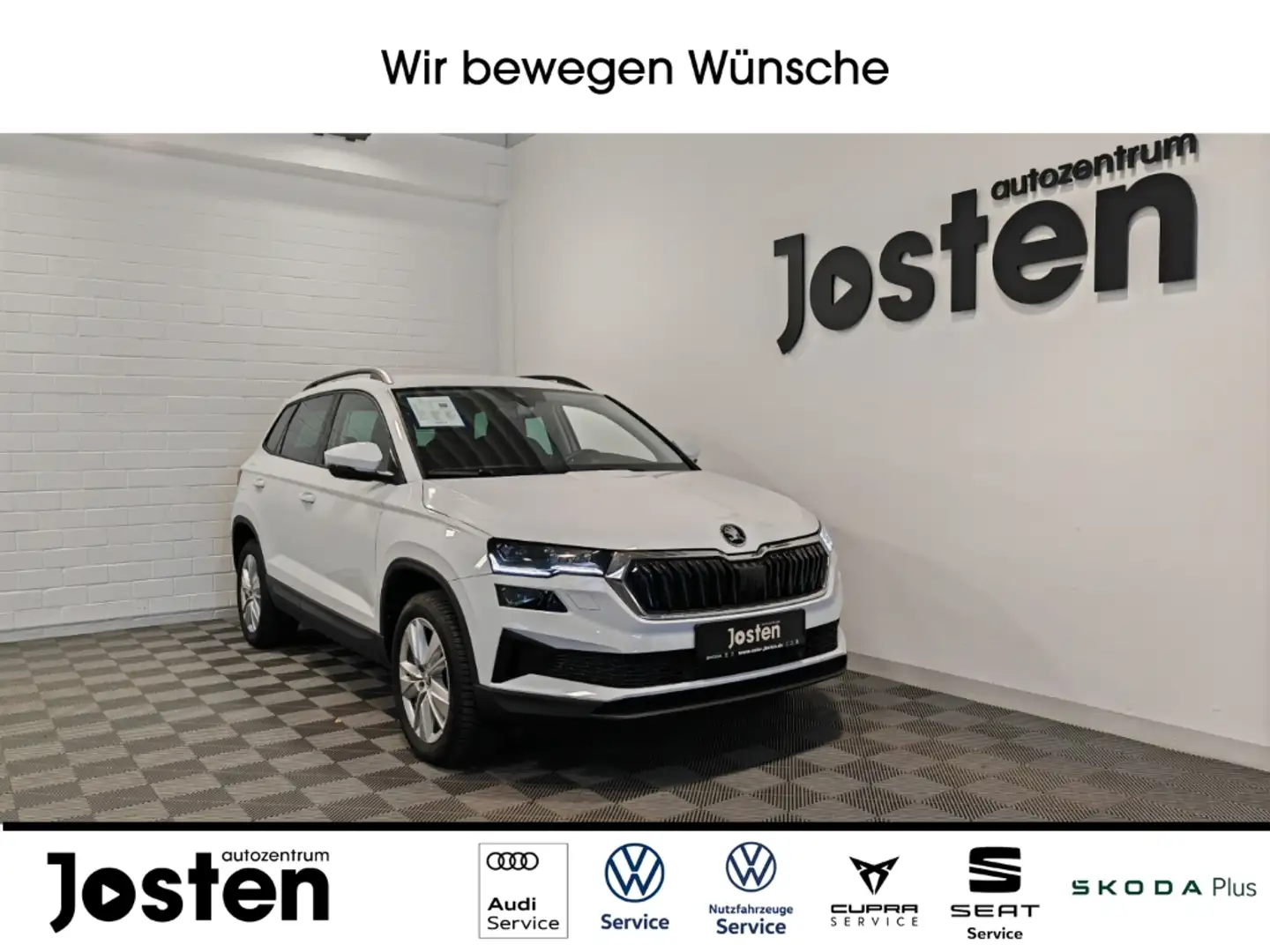 Skoda Karoq Selection 1,5 TSI MATRIX COLUMBUS ACC KESSY Weiß - 1