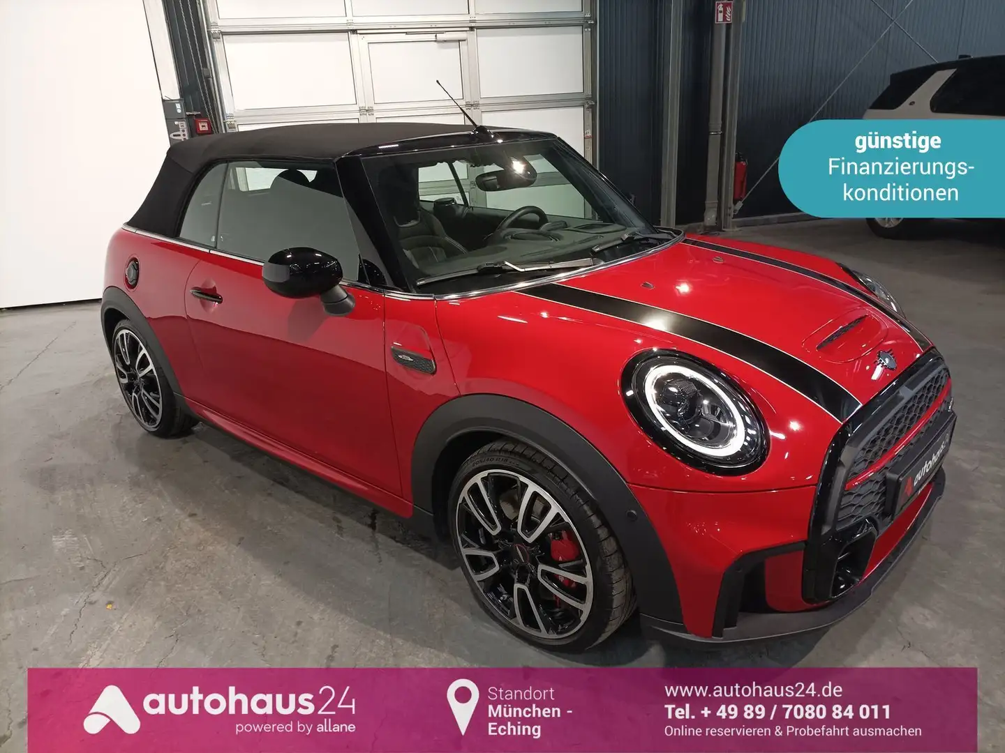 MINI John Cooper Works Cabrio Cabrio JCW Trim LED|Navi|PDC|Kamera|Sitzhz. Piros - 1