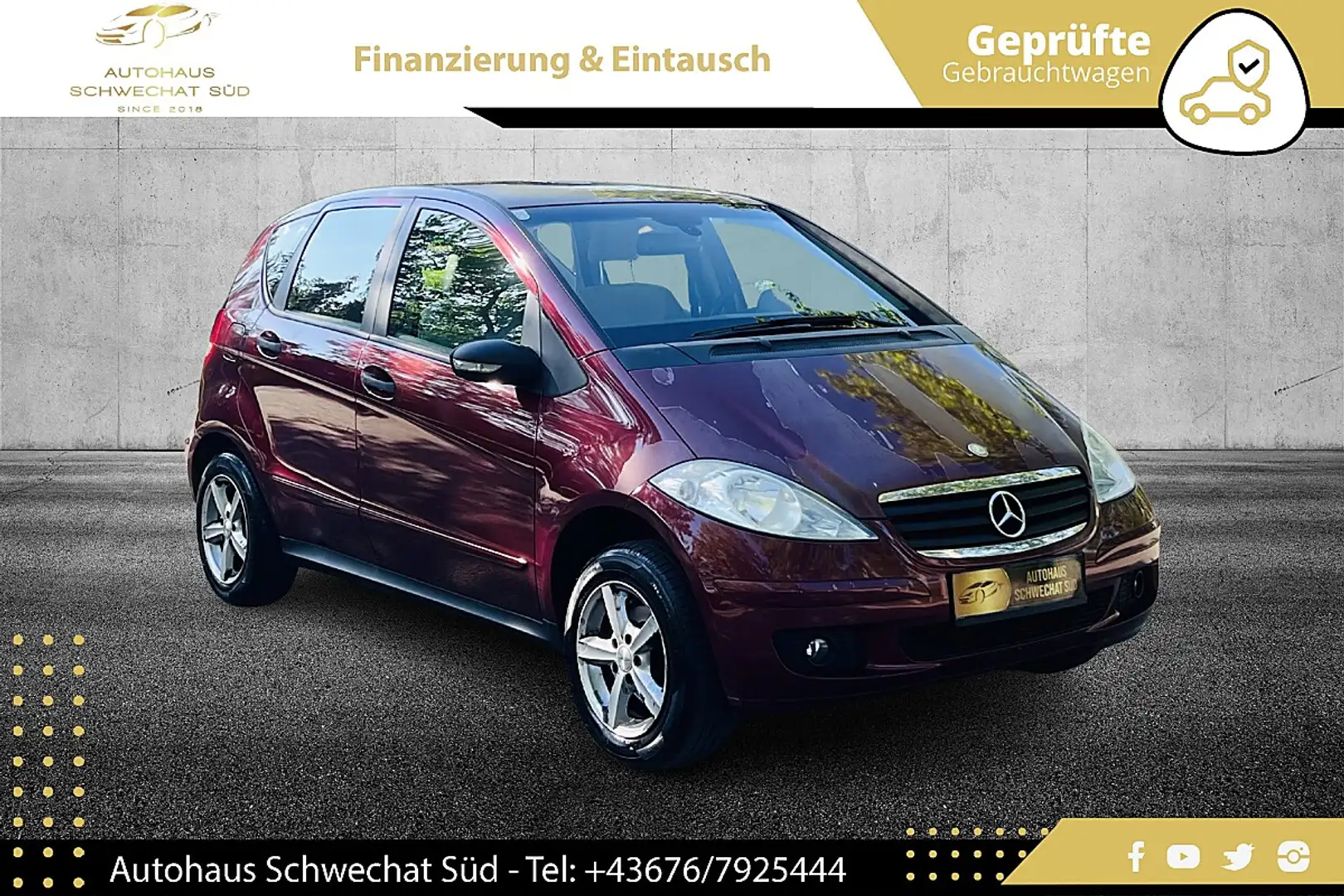 Mercedes-Benz A 150 Classic //1.BESITZ//KLIMA//VOLLFAHRBEREIT// Rot - 1