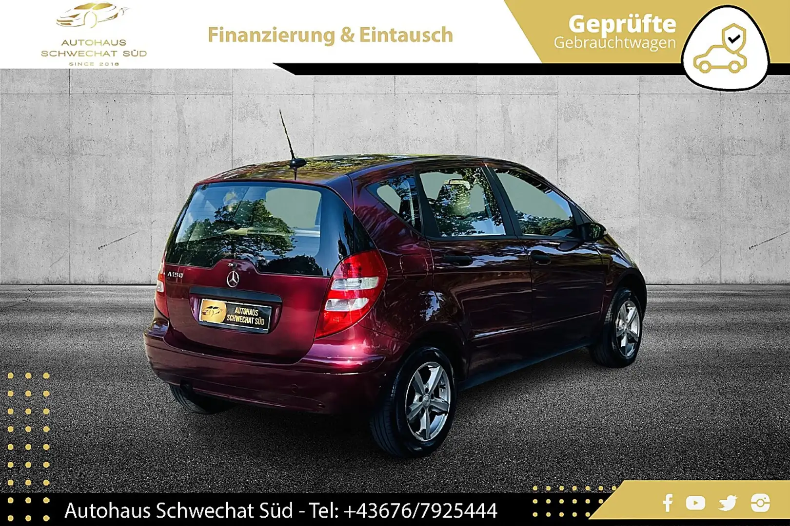 Mercedes-Benz A 150 Classic //1.BESITZ//KLIMA//VOLLFAHRBEREIT// Rot - 2