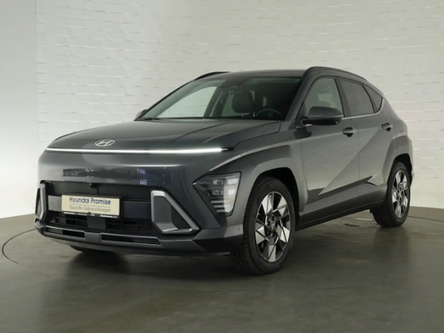 Hyundai KONA T-GDI PRIME DCT 4WD+VOLL LED+NAVI+360 GRAD KAMERA+ Grijs - 2
