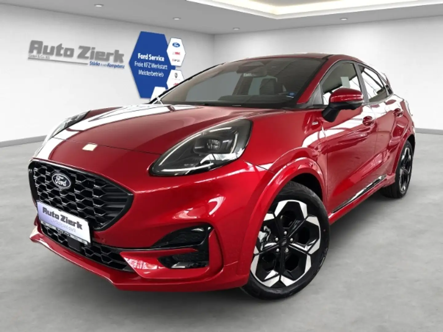 Ford Puma Hybrid ST-Line X 1.0 EcoBoost ACC NAVI LED Rood - 1