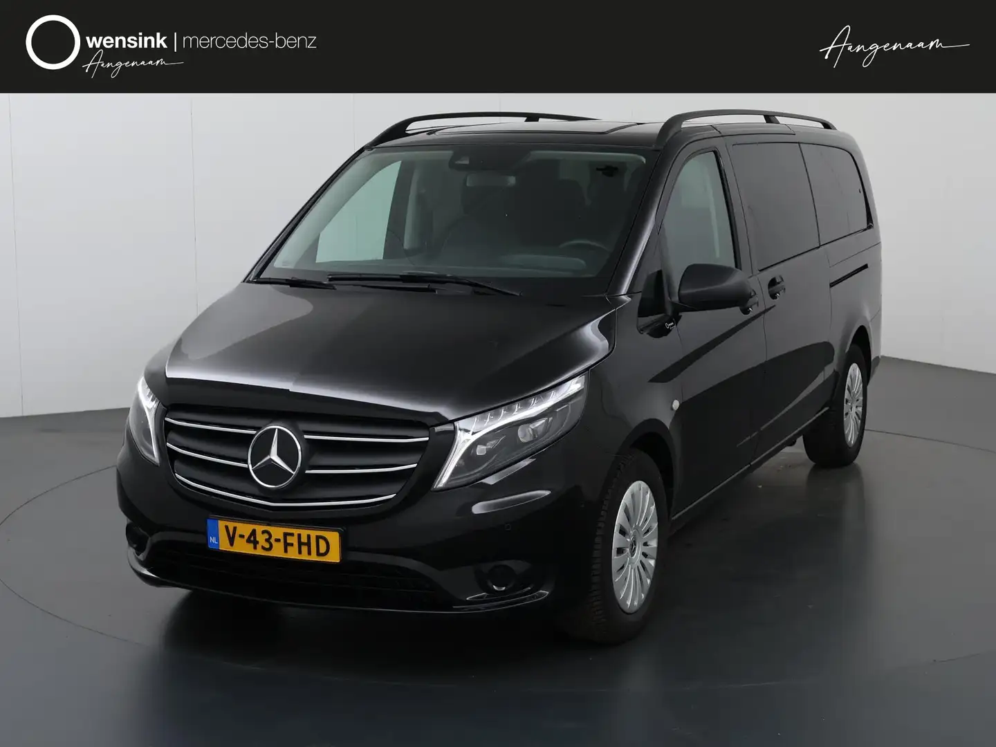 Mercedes-Benz Vito 124 CDI XL L3 | 237 PK | Dubbele Cabine | | Naviga Zwart - 1