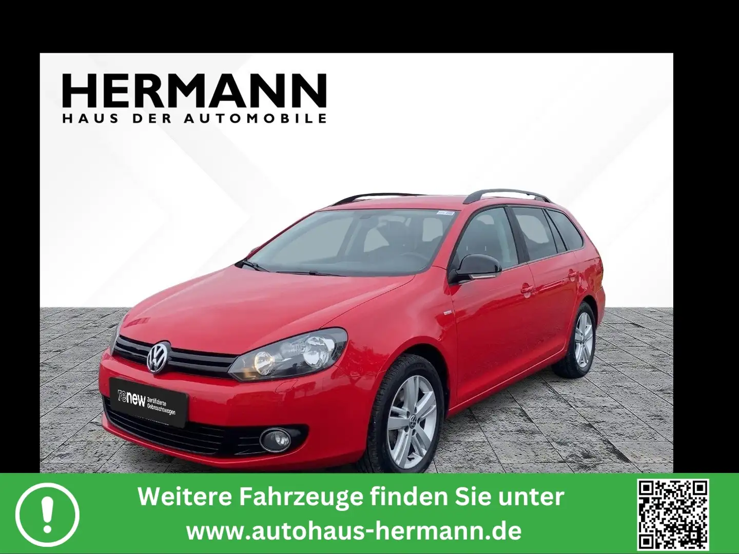 Volkswagen Golf Variant Golf VI Variant 1.4 TSI Match AHK*Standhzg*SHZ* Rouge - 1