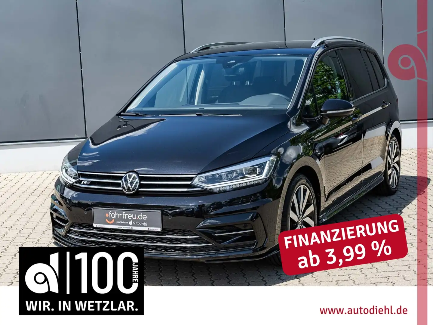 Volkswagen Touran 1.5 TSI DSG Move *7-SITZER*AHK*R-LINE* Noir - 1