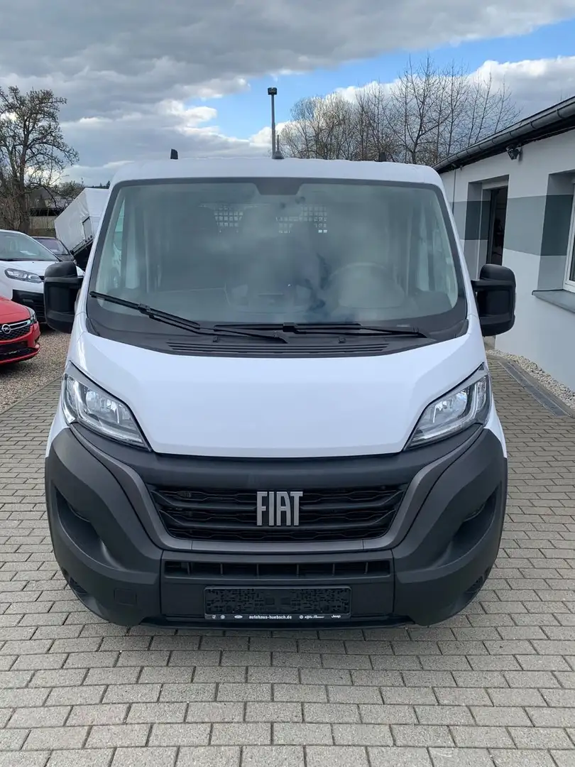Fiat Ducato Pritsche Doka 35 140 L4 Klima DAB 99TKM Weiß - 2