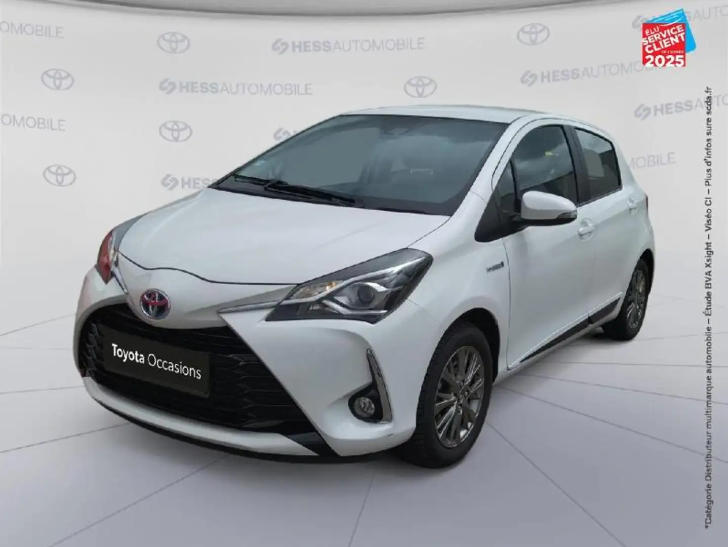 Toyota Yaris 100h Dynamic 5p MY19 Camera Blanc - 1