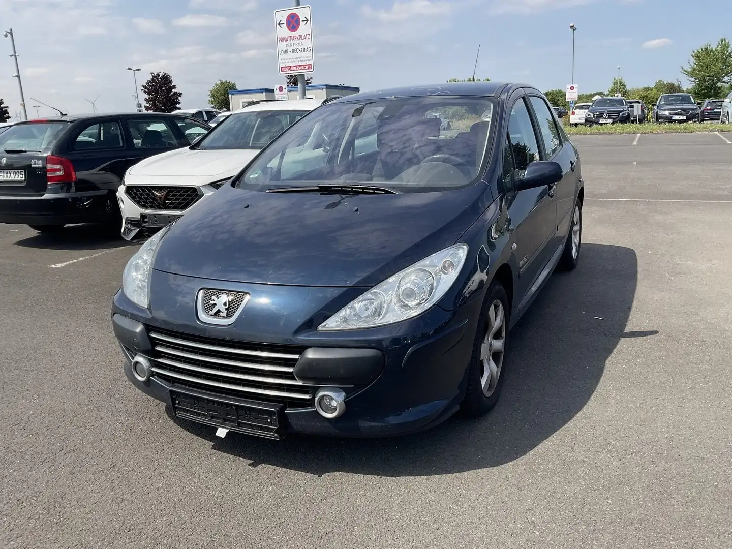 Peugeot 307 1.6i. 109PS. Eu4. Klima. ABS. Servo ZV. TÜV NEU Blau - 2