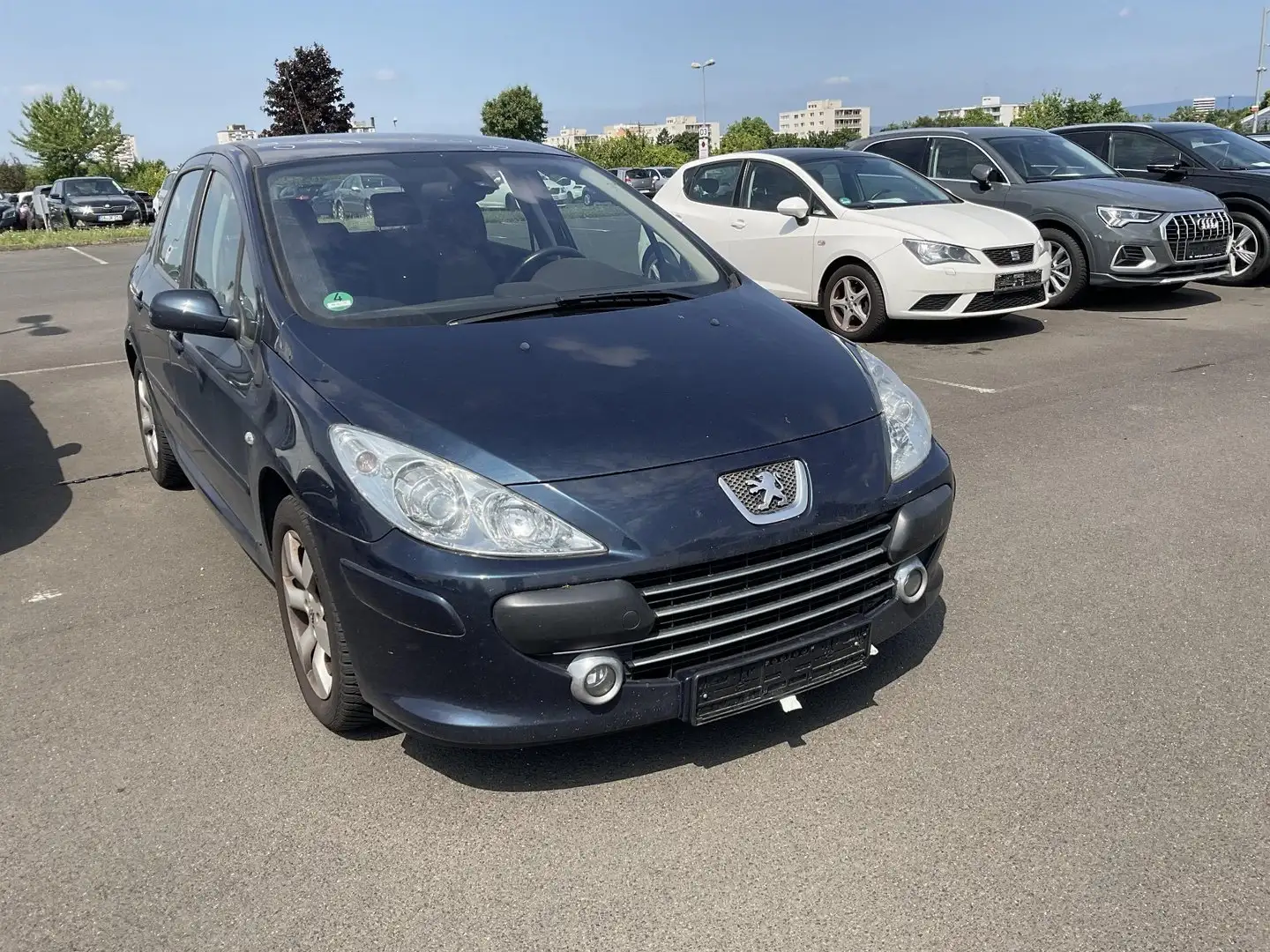 Peugeot 307 1.6i. 109PS. Eu4. Klima. ABS. Servo ZV. TÜV NEU Blau - 1