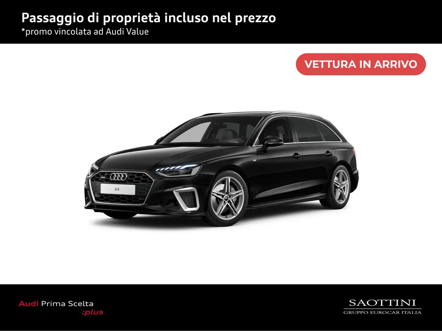Audi A4 Avant 40 2.0 TDI S line edition quattro S tronic Nero - 1