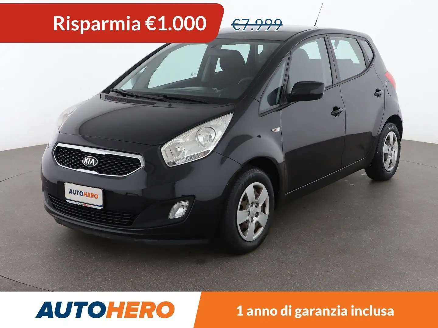 Kia Venga 1.4 CRDi Active 90 CV Nero - 1