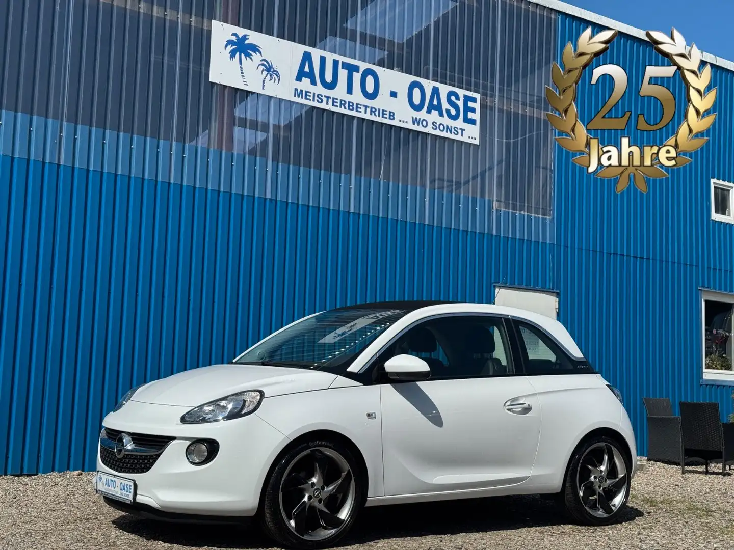 Opel Adam **Open Air**Faltdach**Klima*Temp*Bluetooth** Weiß - 1