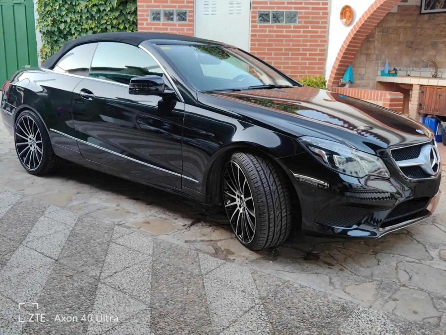 Mercedes-Benz E 350 Cabrio 350d 9G-Tronic Negro - 1
