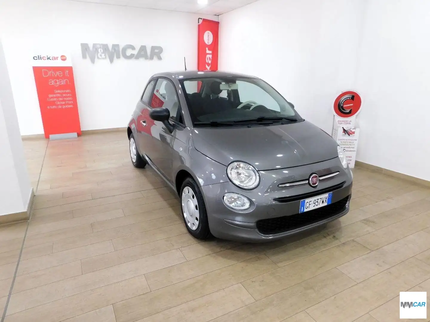 Fiat 500 1.0 Hybrid Cult Grigio - 1