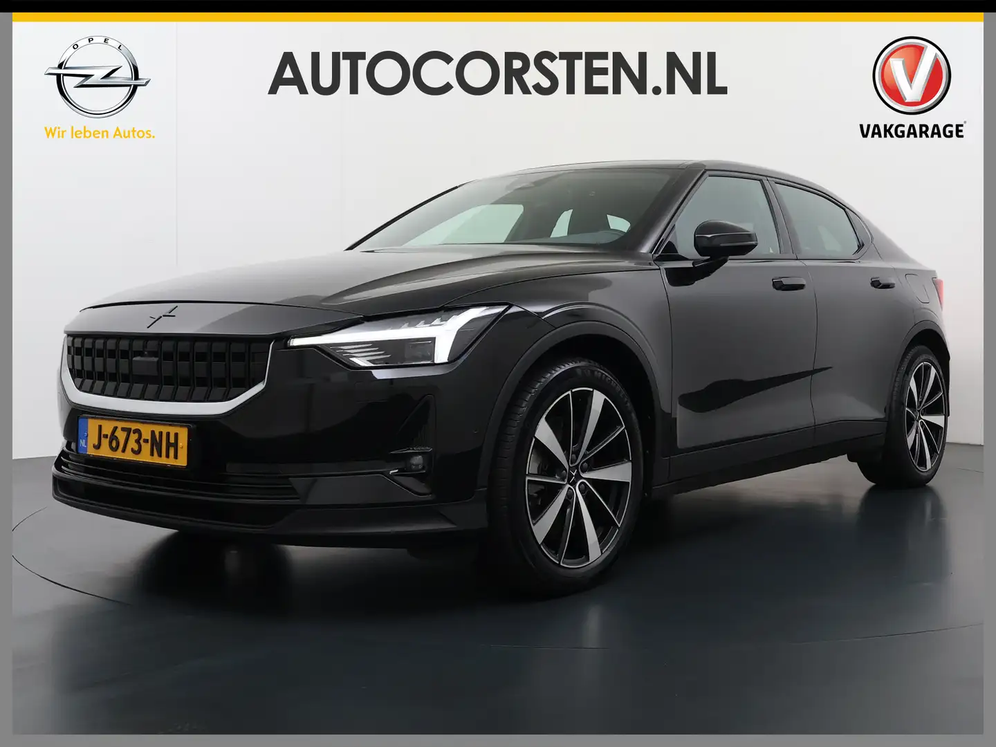 Polestar 2 408pk Long Range Dual Motor 78kWh Trekhaak Adap.Cr Zwart - 1