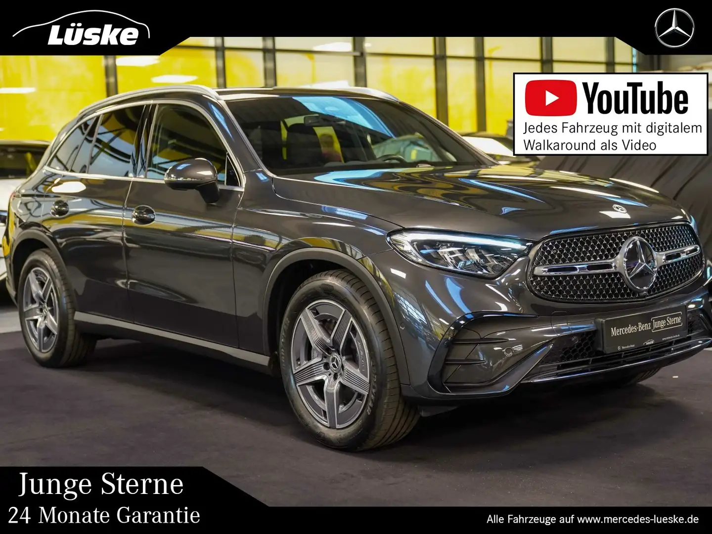 Mercedes-Benz GLC 220 GLC 220 d 4M AMG Line AHK Memory Kamera CarPlay Grau - 1