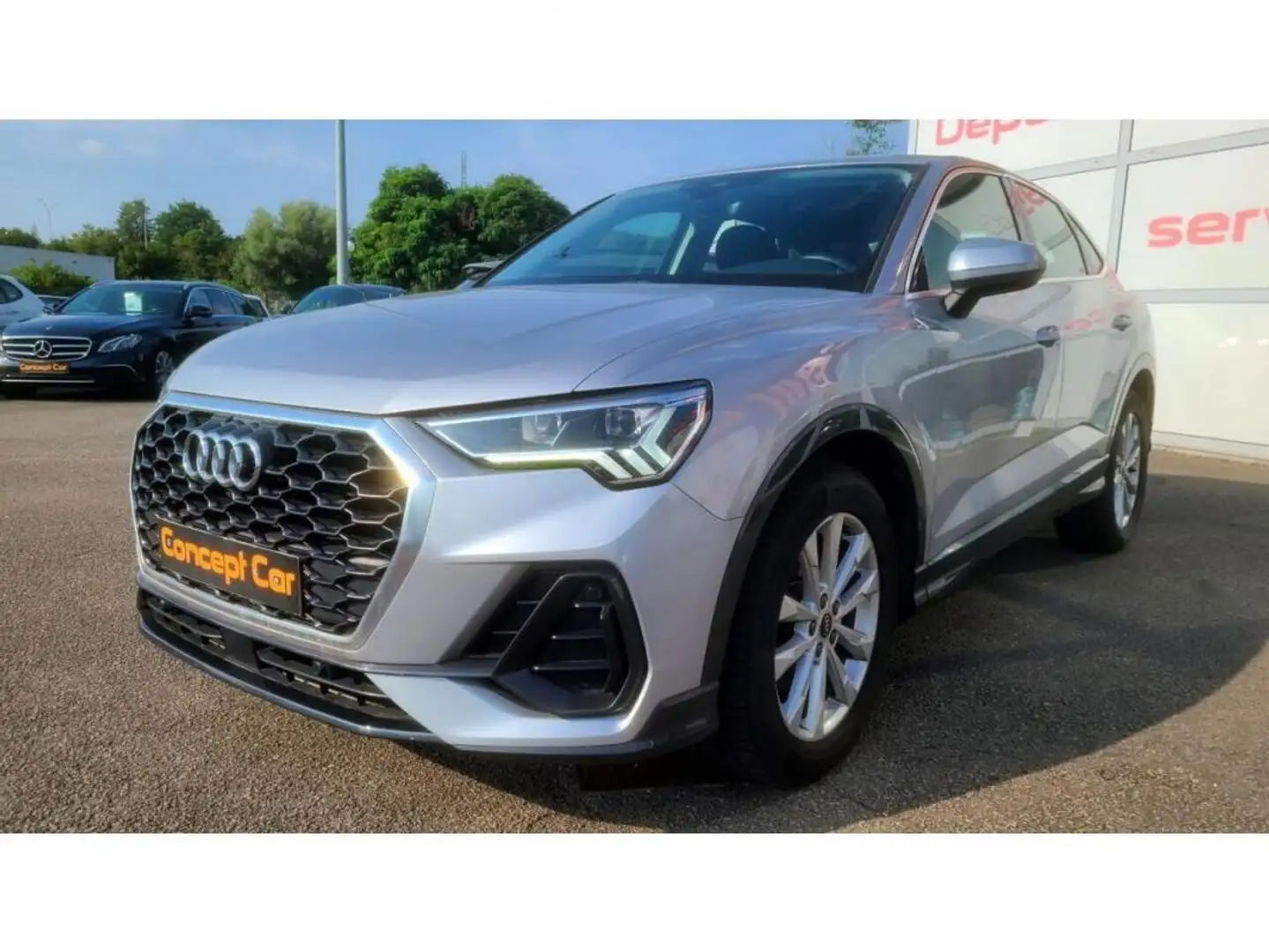 Audi Q3 Design 35 TDI 150cv S-tronic + camera de recul Argent - 2