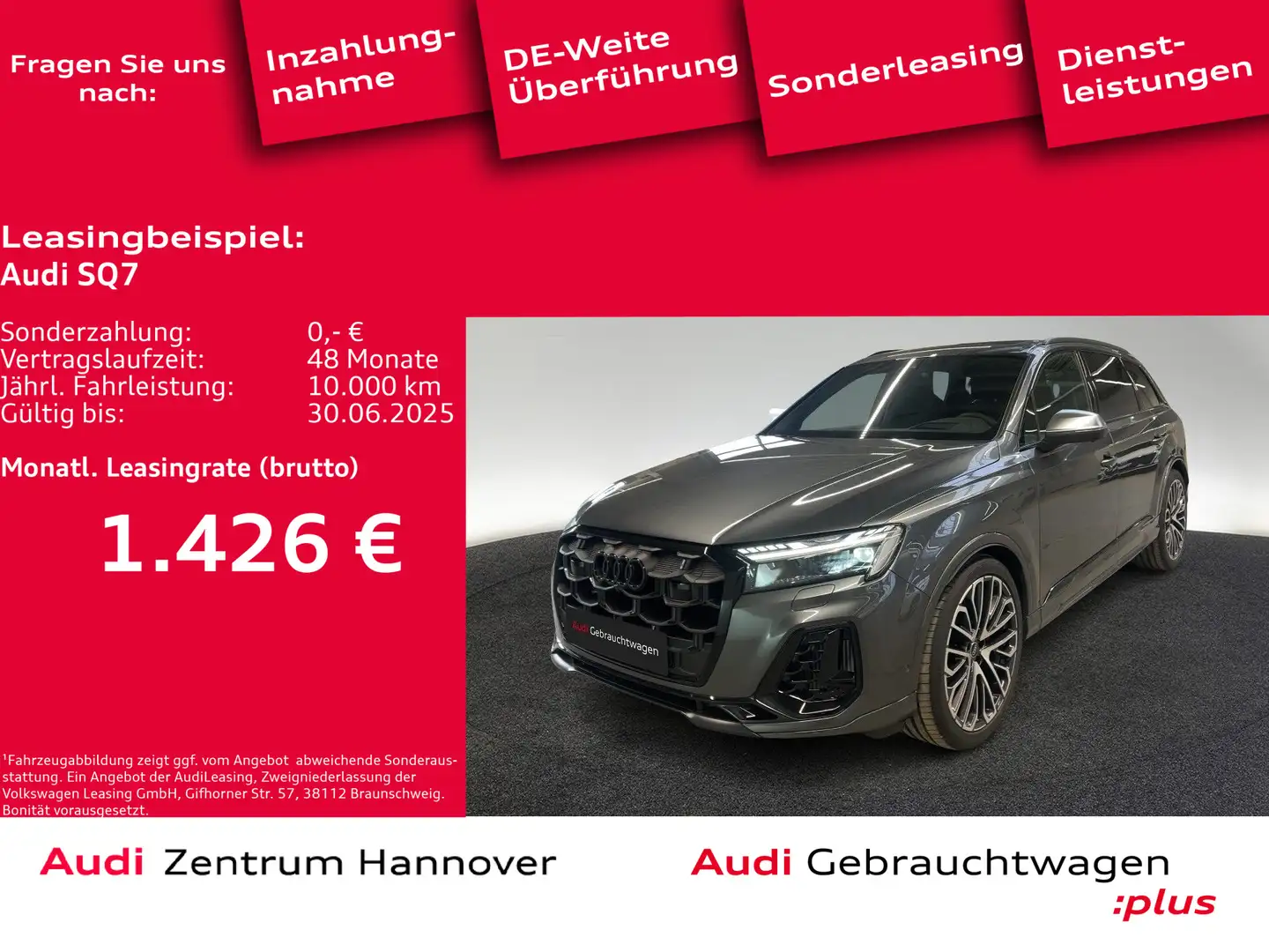 Audi SQ7 SUV TFSI tiptro Grau - 1