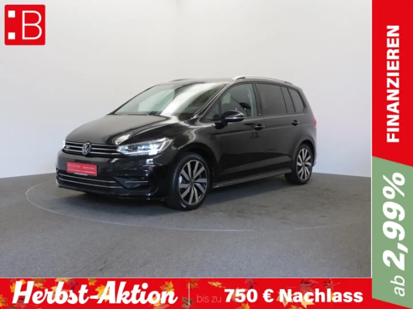 Volkswagen Touran 2.0 TDI DSG R-Line DIGITAL COCKPIT PRO LED AHK NAV Schwarz - 1