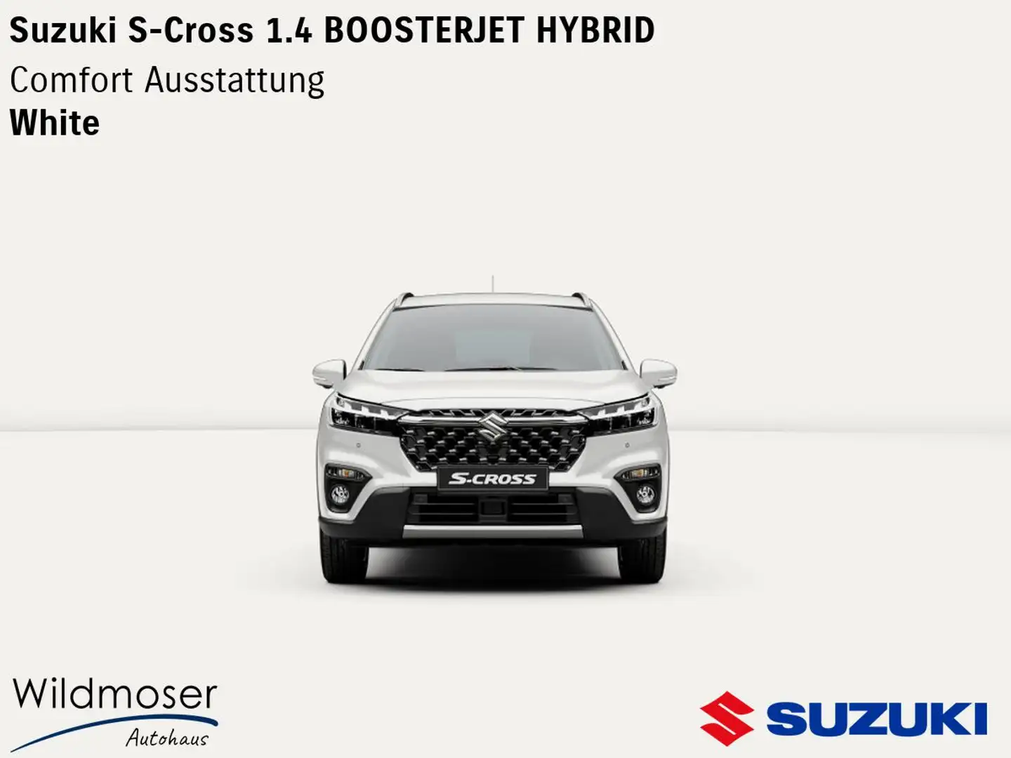 Suzuki SX4 S-Cross ❤️ 1.4 BOOSTERJET HYBRID ⏱ 2 Monate Lieferzeit ✔️ Weiß - 2