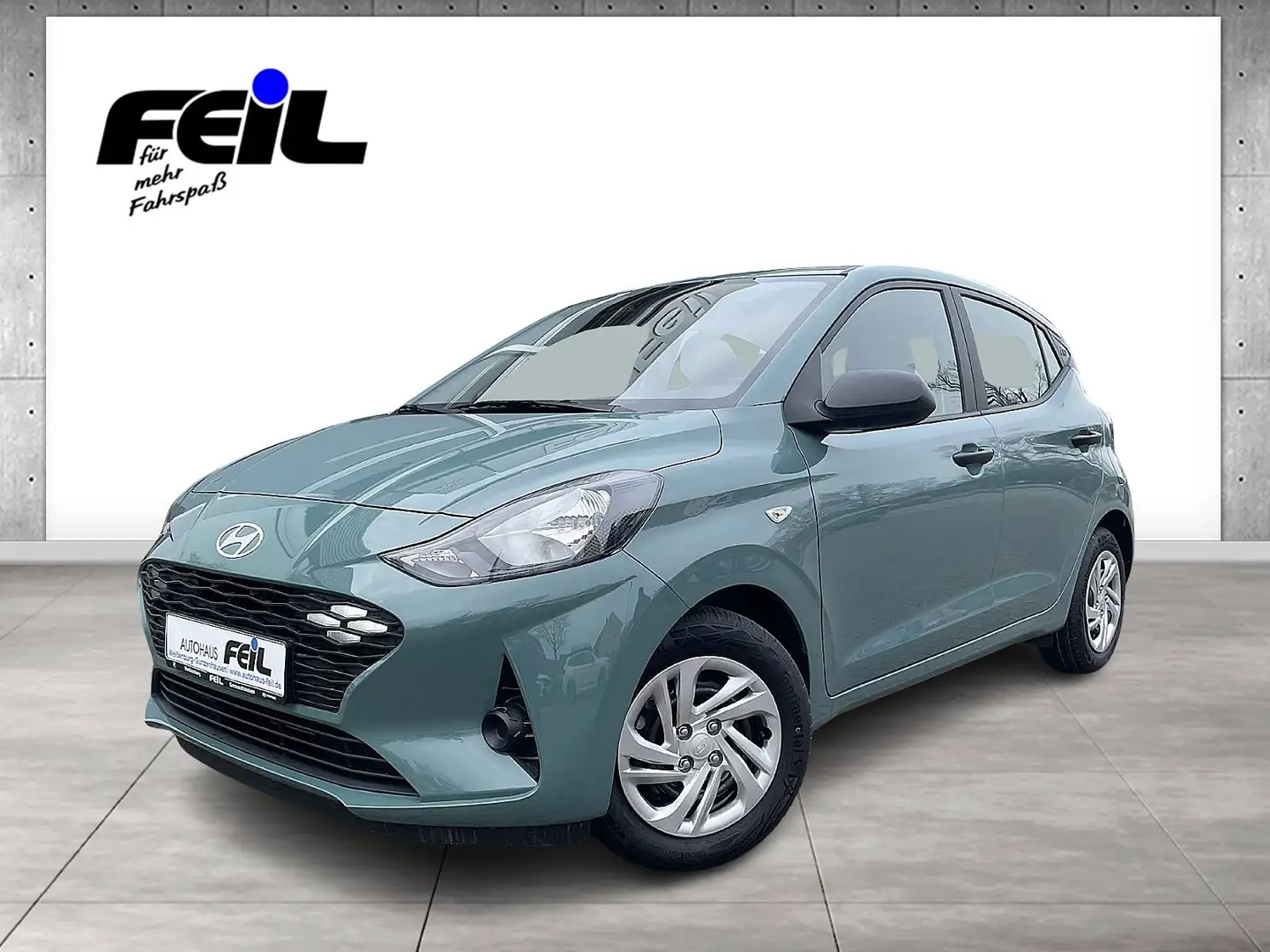 Hyundai i10 Select DAB RFK Klima PDC Grün - 1