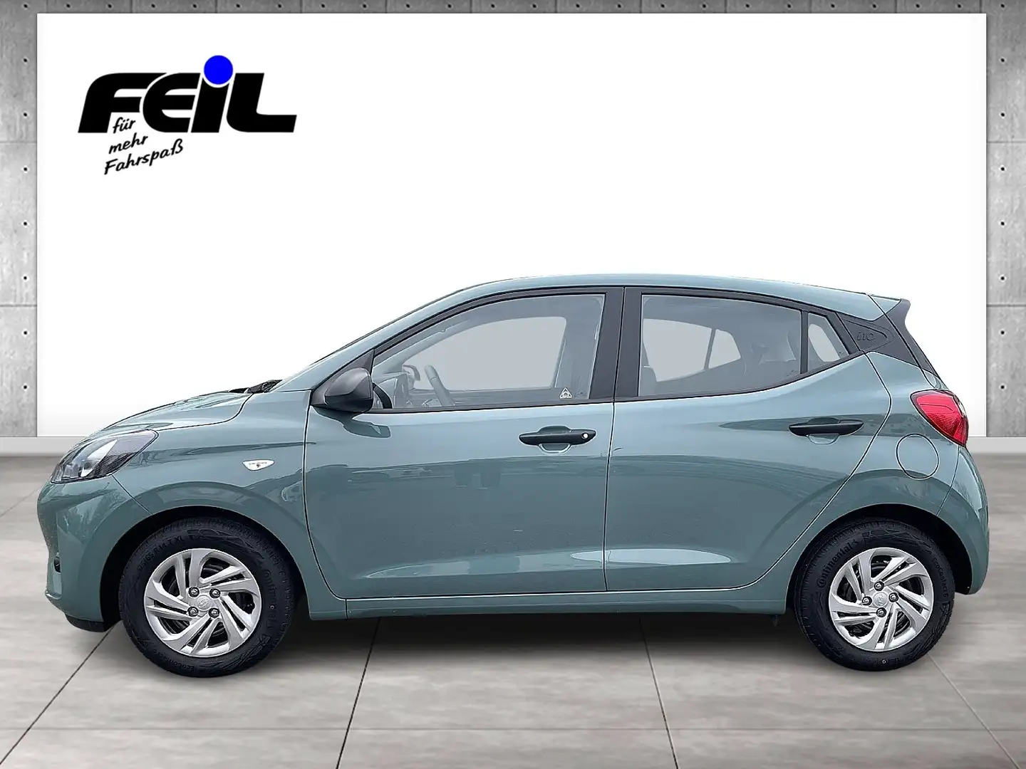 Hyundai i10 Select DAB RFK Klima PDC Grün - 2