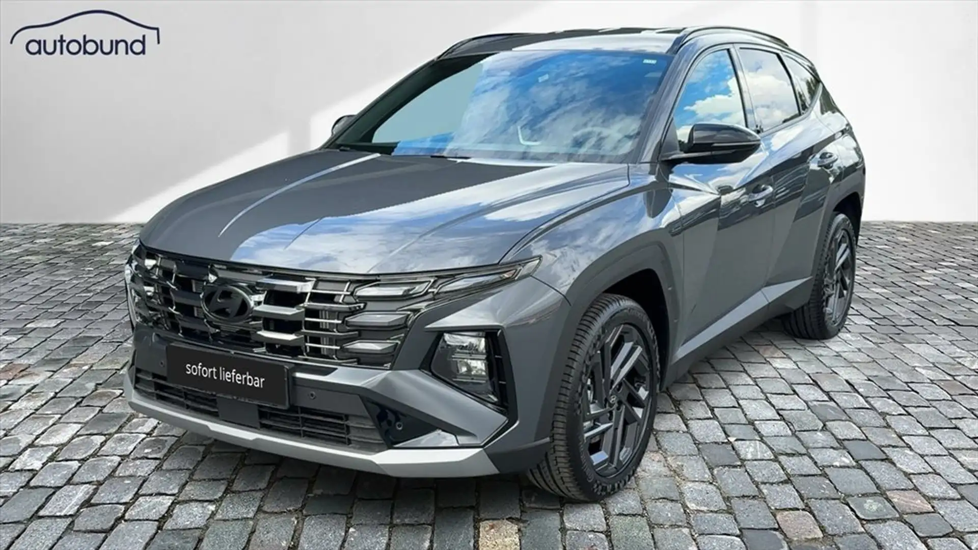 Hyundai TUCSON IV 1,6 T-GDi (MHEV) DCT 4WD Anniversary ALARM ALU Grau - 1