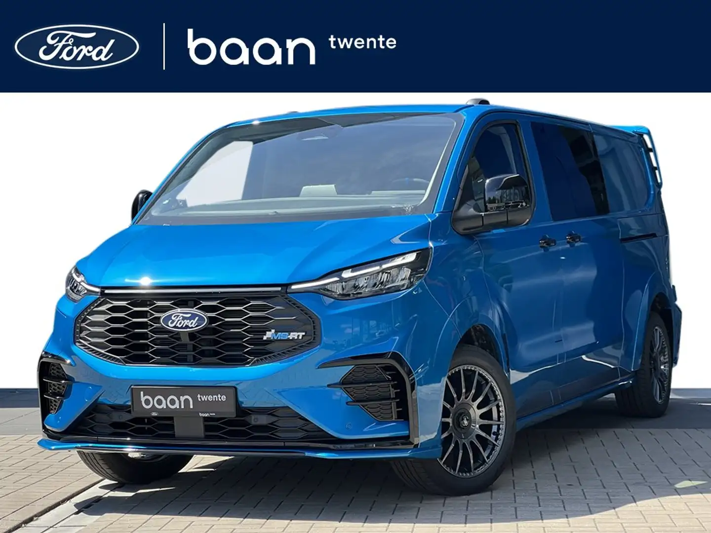 Ford E-Transit Cust. 320 L2H1 MS-RT 65 kWh DC | 2x zijschuifdeur Azul - 1