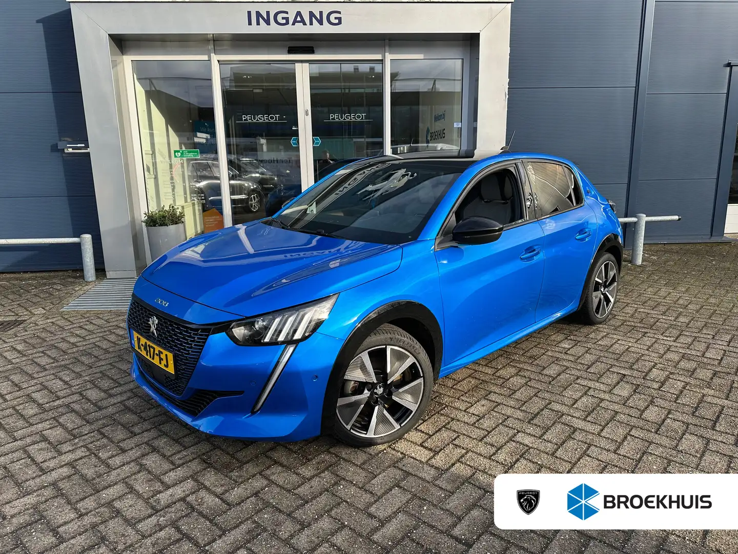 Peugeot e-208 EV GT 350 50 kWh | Achterbank in delen neerklapbaa Bleu - 1